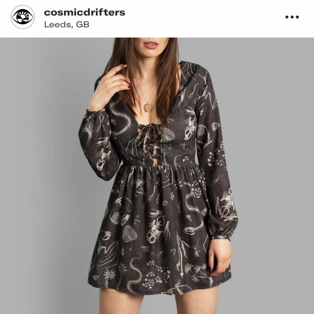 COSMIC DRIFTERS Endora witch mini-dress
